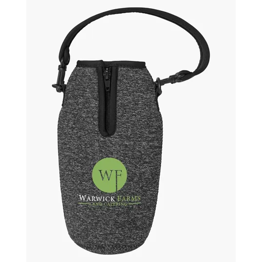 Neoprene Wine Cooler Set with Corkscrew — view 5