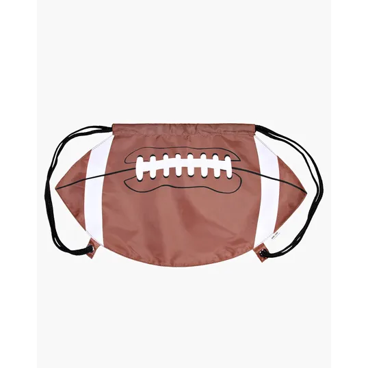 Football Drawstring Bag