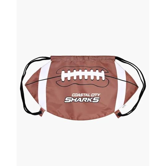 Football Drawstring Bag — view 3