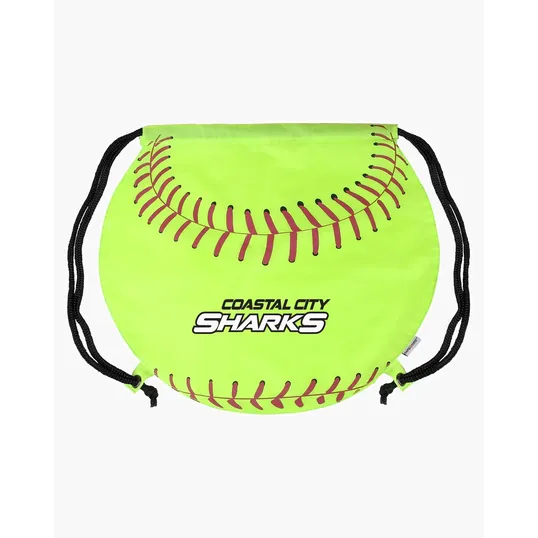 Game Time! Softball Drawstring Bag — view 3