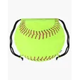 Game Time! Softball Drawstring Bag