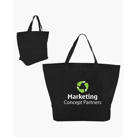 Two-Tone Heat Sealed Non-Woven Tote Bag — view 8