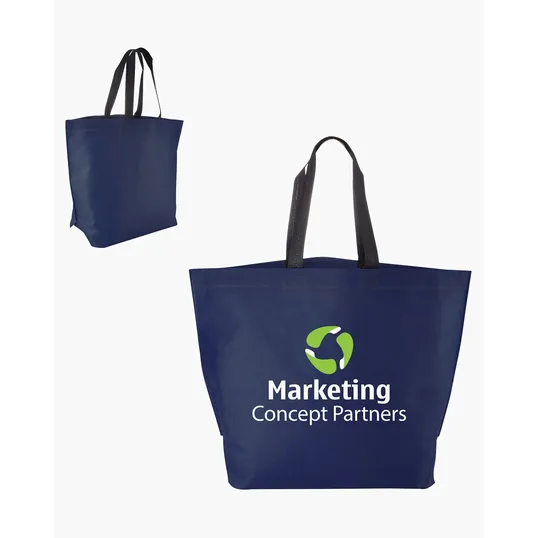 Two-Tone Heat Sealed Non-Woven Tote Bag — view 9