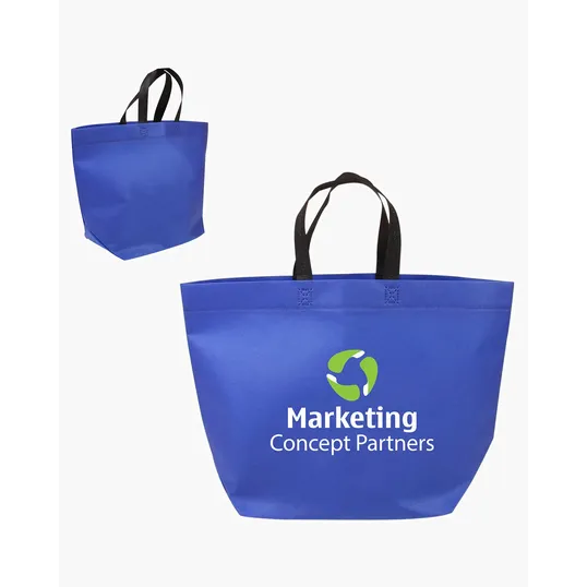 Two-Tone Heat Sealed Non-Woven Tote Bag — view 10
