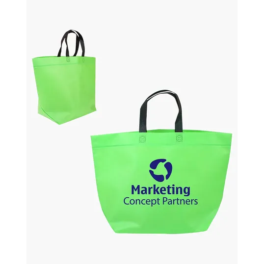 Two-Tone Heat Sealed Non-Woven Tote Bag — view 11