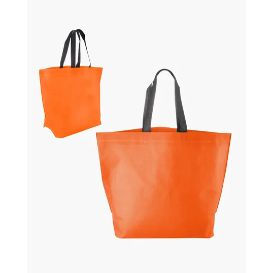 Two-Tone Heat Sealed Non-Woven Tote Bag — view 5