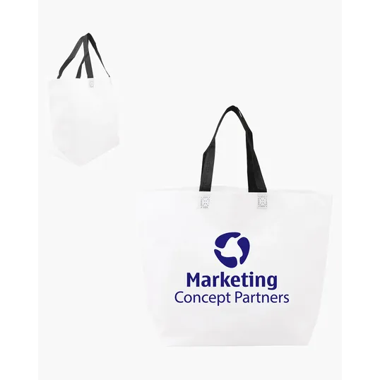 Two-Tone Heat Sealed Non-Woven Tote Bag — view 14