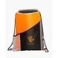 Angled Drawstring Sports Bag with Pockets — view 9