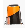 Angled Drawstring Sports Bag with Pockets — view 4