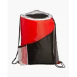 Angled Drawstring Sports Bag with Pockets — view 5