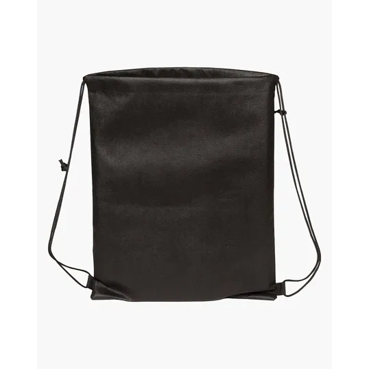 Tonal Heathered Non-Woven Drawstring Backpack — view 2