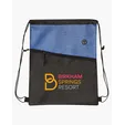 Tonal Heathered Non-Woven Drawstring Backpack — view 9