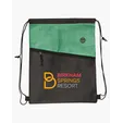 Tonal Heathered Non-Woven Drawstring Backpack — view 10