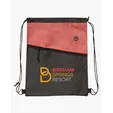 Tonal Heathered Non-Woven Drawstring Backpack — view 13