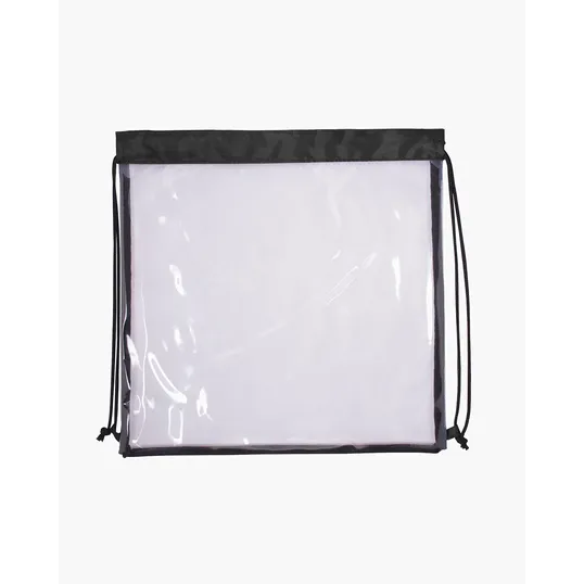 Clear Stadium Drawstring Bag