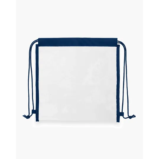 Clear Stadium Drawstring Bag — view 2