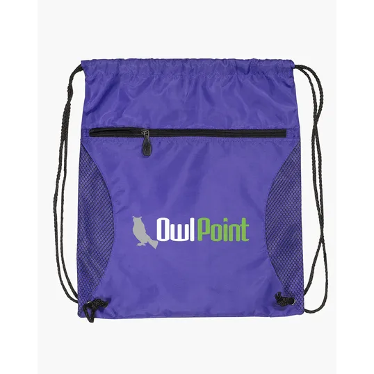Mesh Drawstring Backpack — view 9