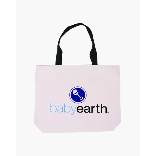 Cotton Canvas Tote Bag with Color Accents — view 7