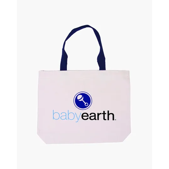 Cotton Canvas Tote Bag with Color Accents — view 8