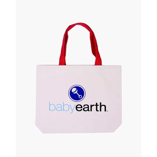 Cotton Canvas Tote Bag with Color Accents — view 12