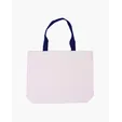 Cotton Canvas Tote Bag with Color Accents — view 2