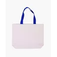 Cotton Canvas Tote Bag with Color Accents — view 3