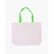 Cotton Canvas Tote Bag with Color Accents — view 4
