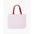Cotton Canvas Tote Bag with Color Accents — view 6