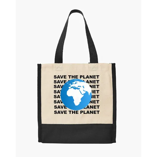 Junior Mini Cotton Box Tote Bag — view 4