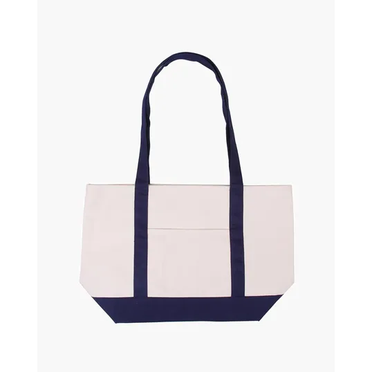 Cotton Canvas Boat Tote Bag — view 2