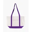 Cotton Canvas Boat Tote Bag — view 3