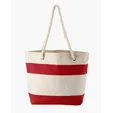 Cotton Resort Tote Bag with Rope Handle — view 3