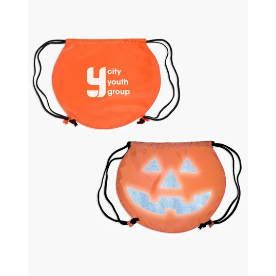 Pumpkin Drawstring Bag — view 4
