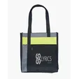 Happy De Stijl Polyester Tote Bag — view 2