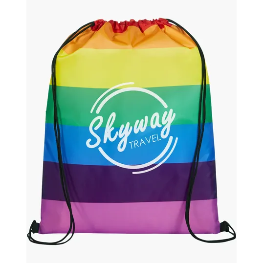 Rainbow Pride Drawstring Bag — view 3