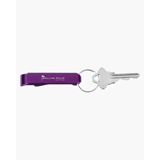 Aluminum Bottle Opener Keychain — view 5