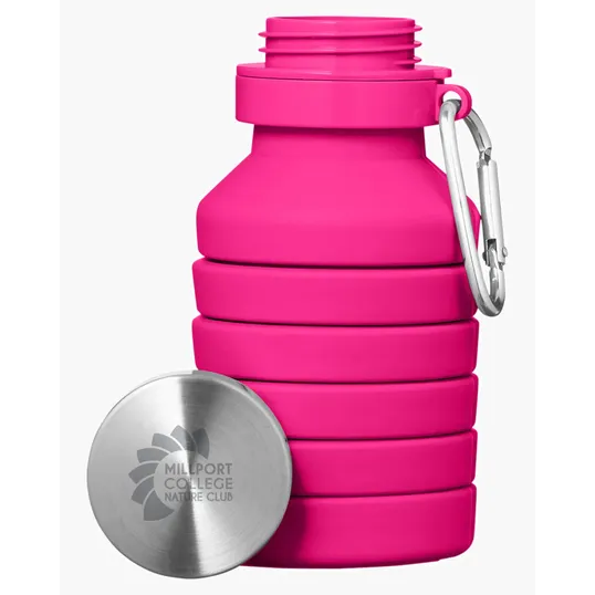 Prisma 18 oz. Collapsible Silicone Water Bottle — view 7