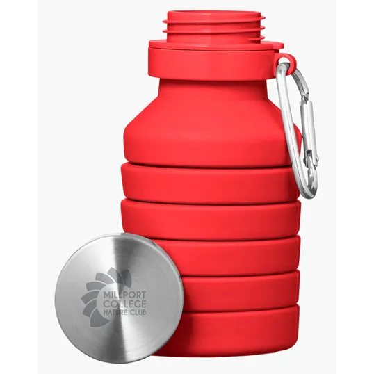 Prisma 18 oz. Collapsible Silicone Water Bottle — view 8