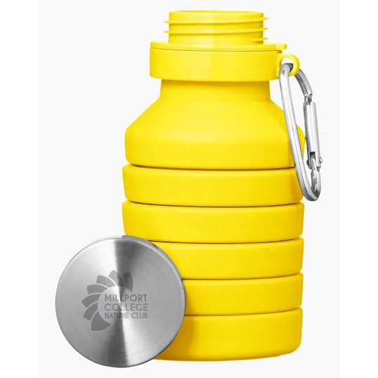 Prisma 18 oz. Collapsible Silicone Water Bottle — view 9