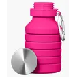 Prisma 18 oz. Collapsible Silicone Water Bottle — view 2