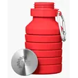 Prisma 18 oz. Collapsible Silicone Water Bottle — view 8