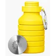 Prisma 18 oz. Collapsible Silicone Water Bottle — view 9