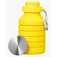 Prisma 18 oz. Collapsible Silicone Water Bottle — view 4