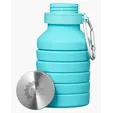 Prisma 18 oz. Collapsible Silicone Water Bottle — view 10