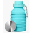 Prisma 18 oz. Collapsible Silicone Water Bottle — view 5