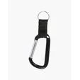 Carabiner With Strap And Split Ring Keychain