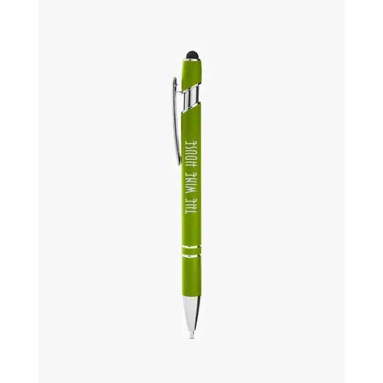 Rubberized Aluminum Click Stylus Pen — view 14