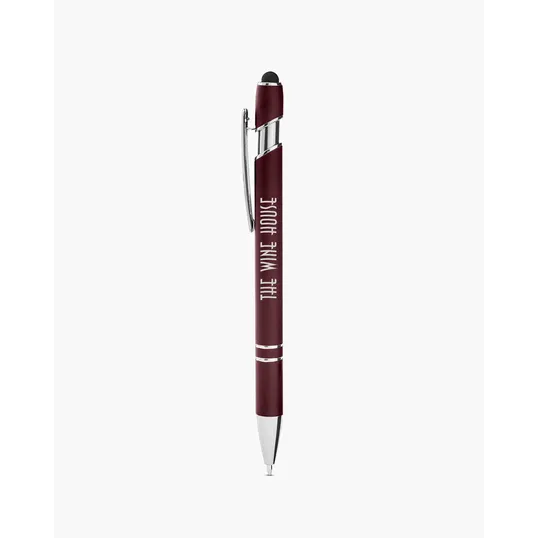 Rubberized Aluminum Click Stylus Pen — view 16