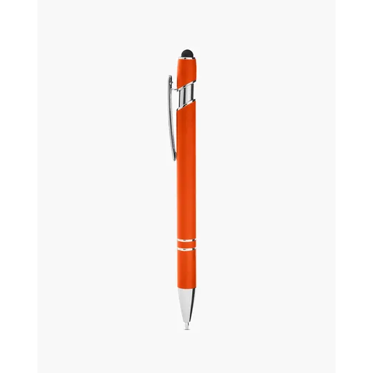 Rubberized Aluminum Click Stylus Pen — view 5