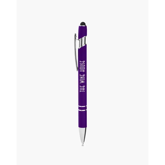 Rubberized Aluminum Click Stylus Pen — view 18